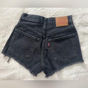 Levi's Charcoal Denim Shorts